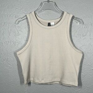 Divided H&M Ribbed Crop Top Tank Women's Size XL